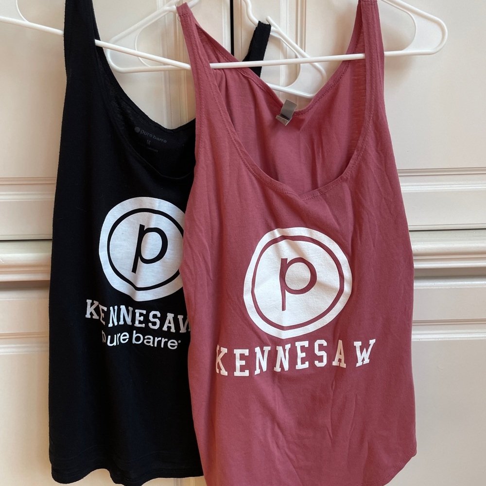 Pure Barre Kennesaw Tank Tops - Lot Of 2